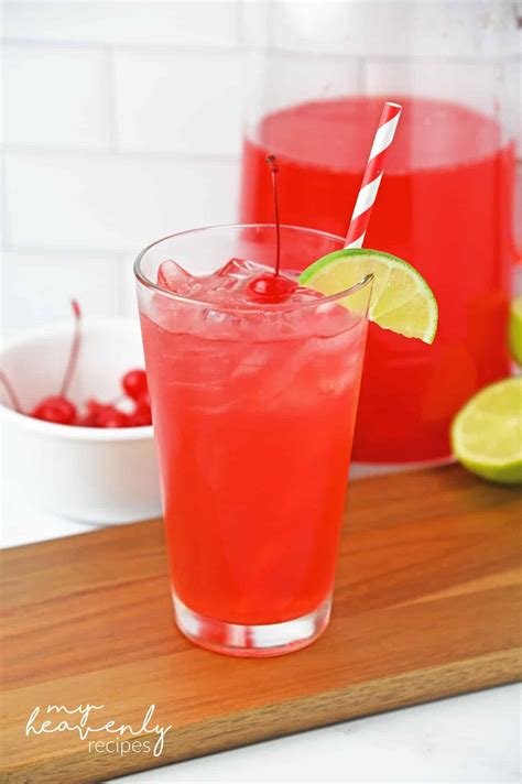 cherry limeade recipe  heavenly recipes