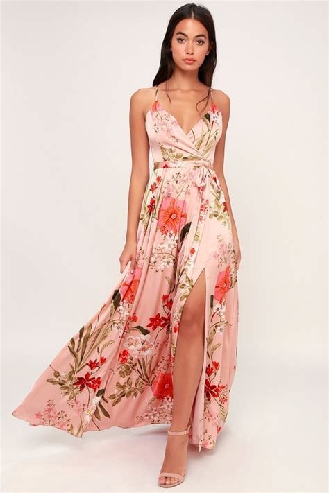 23+ Pink Floral Wedding Guest Dress | AteekAurfaan