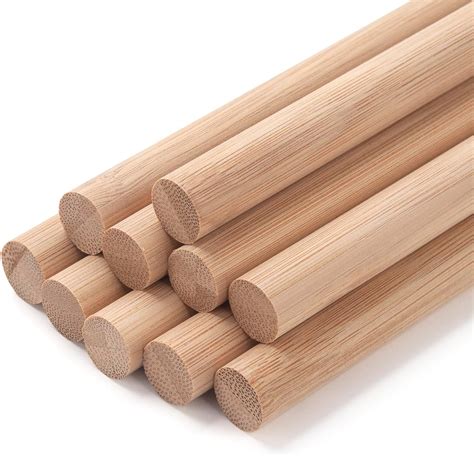 Amazon.com: Wooden Dowel Rods Round Wood Dowels, 6 PCS 3/4 x 12 ...