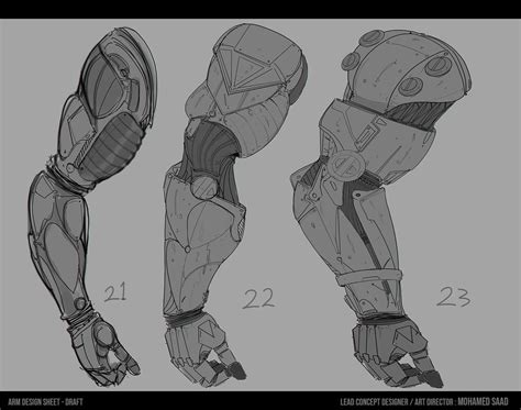 How To Draw Robotic Arm