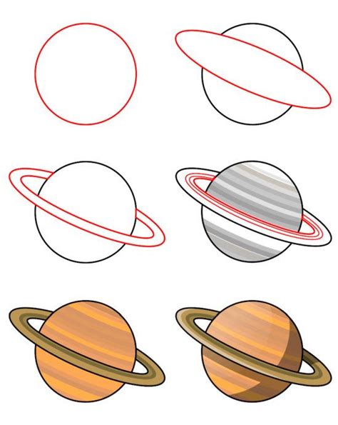 how to draw cartoon planets - wallpaperwhichwalls