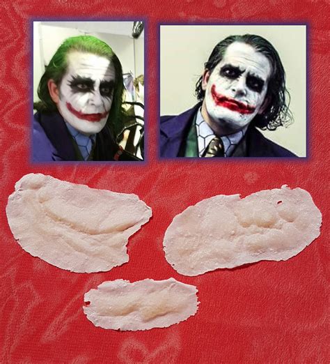 Joker Scars Prosthetic Appliances Batman Dark Knight Heath Ledger - Etsy