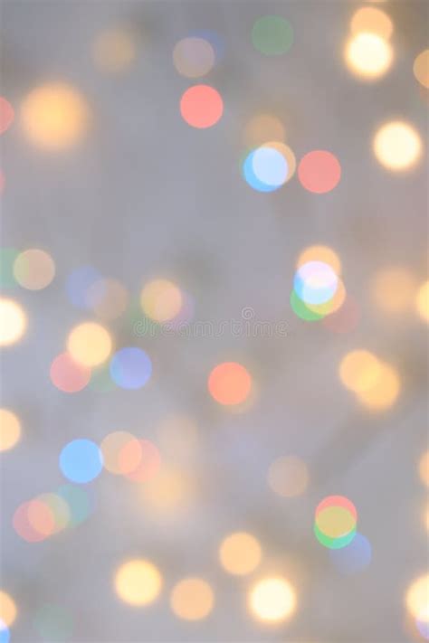 Bokeh Effect with Christmas Lights Stock Photo - Image of festive ...