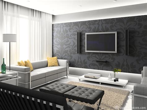 Серые обои в интерьере - эксклюзивно на Our-Interior.com