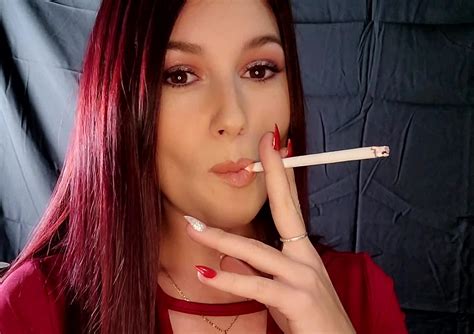 I learned how to smoke for you - Real-Smoking-Girl.com - Official Site