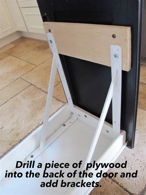 Turn a door and a drawer into a pull out trash can