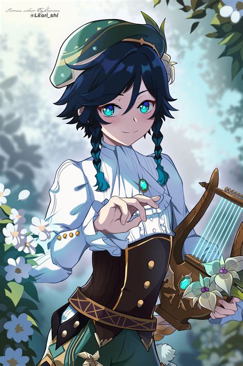 Venti - Genshin Impact - Image by Lkari Shi #4484170 - Zerochan Anime