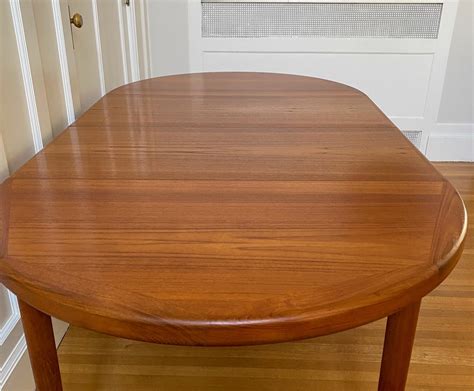 Round Teak Scandinavian Design Dining Table – Cook Street Vintage