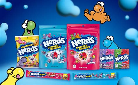 Amazon.com : NERDS Valentine Gummy Clusters Classroom Exchange, Valentine's Day Candy