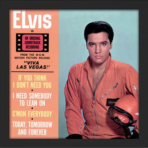 Elvis Presley (Viva Las Vegas) Album Cover Framed Print | The Art Group