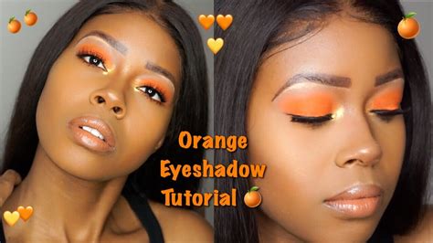 Orange Makeup Looks On Dark Skin | Saubhaya Makeup