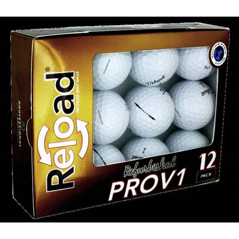 Reload Refurbished Prov 1 Golf Balls-12 Pack - PROV1 REFURBISH-12PK ...