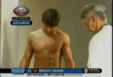 Brady Quinn Hits the NFL Combine - Towleroad