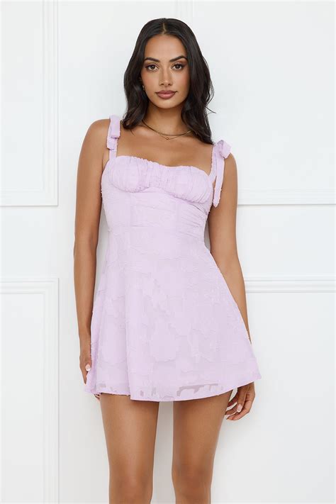 Rooftop Dance Mini Dress Lilac | Hello Molly US