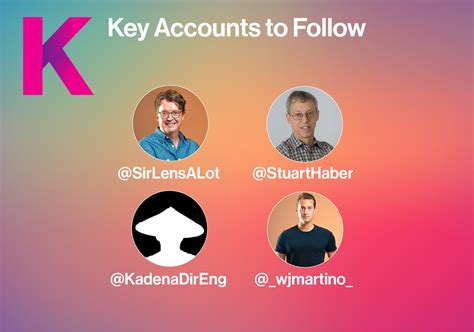 kadena  twitter     follow kadenas key accounts