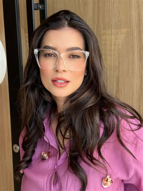 Armação de Óculos de Grau Karlyane Transparente | Óculos Feminino