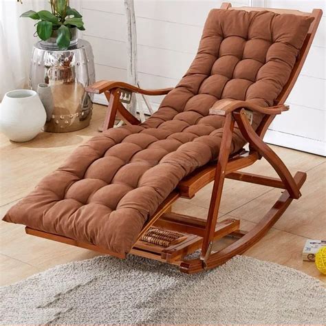 Cadeira De Balanço Para Idosos - Cadeira de balanço moderna de bambu, para idosos e adultos, cadeira de ...