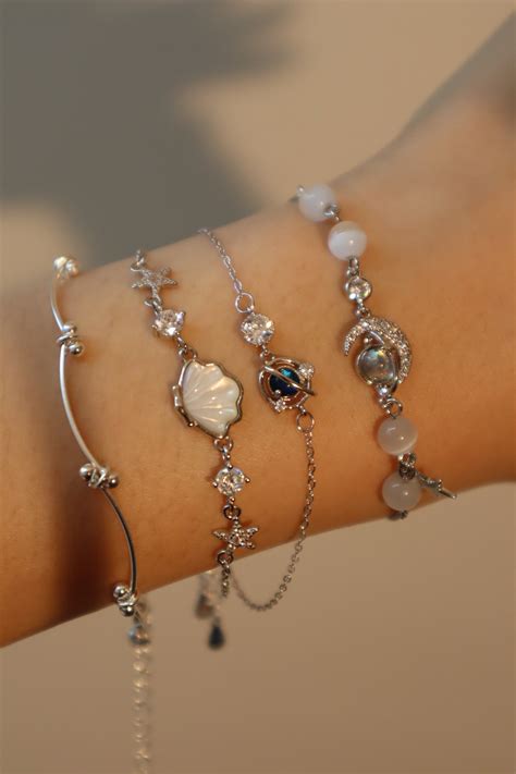 925 Sterling Silver Sea Shell Bracelet – Cutethingscommin