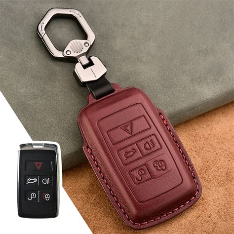 Leather Car Key Cover Full Case for Land Rover Range Rover Sport Evoque ...