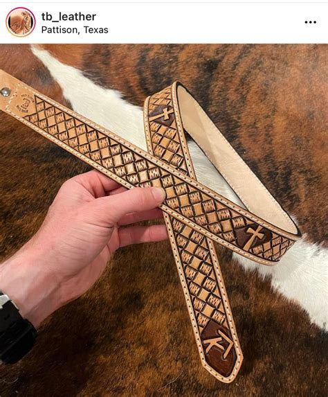 custom hand tooled leather belts artofit