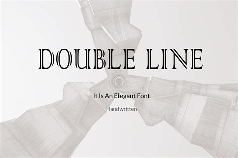 Double Line-Handwritten Font | Fonts ~ Creative Market