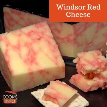 Windsor Red Cheese - CooksInfo