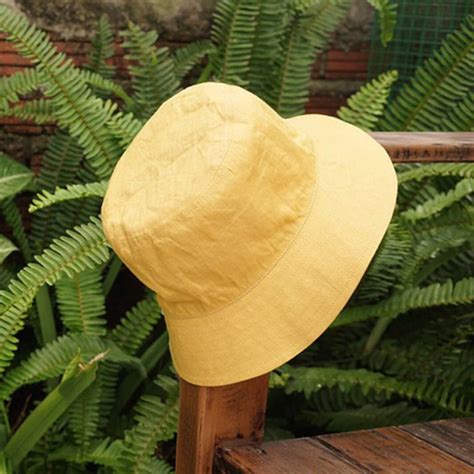 linen bucket hat natura   ong chus