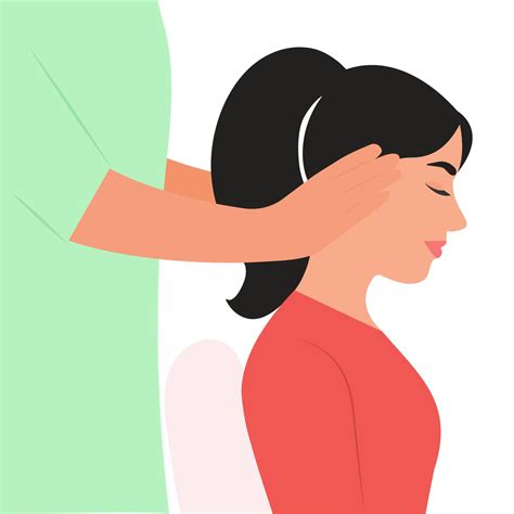 massage du cuir chevelu. massothérapeute massant les cheveux de la tête