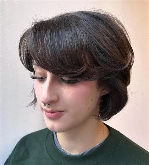 Corte Butterfly Curto Com Franja - 20 Ideias de Cortes de Cabelos Curtos Butterfly Cut - Cabelo Curto