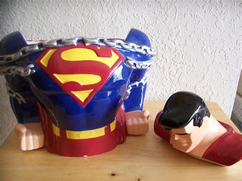 1997 Warner Bros. DC Comics Superman Cookie Jar - Canisters & Jars