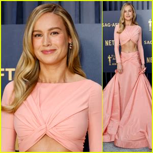 Brie Larson is Pretty in Pink at SAG Awards 2024 | 2024 SAG Awards ...
