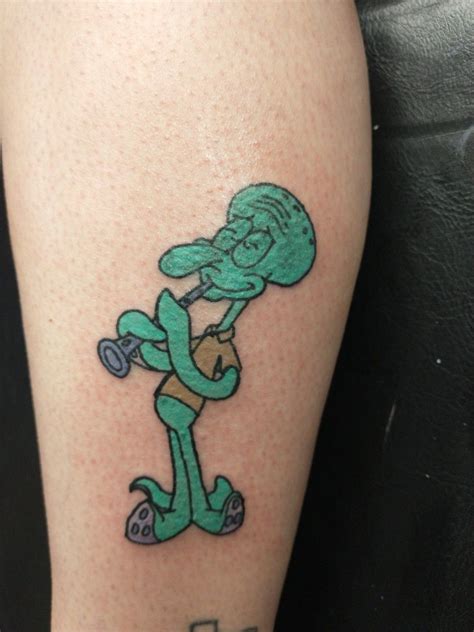 Squidward Tattoo in 2022 | Tattoos, Squidward, Squidward clarinet