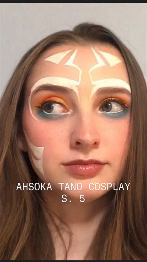 AHSOKA TANO COSPLAY S. 5 | Star wars makeup, Star wars hair, Star wars ...