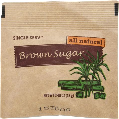 Amazon.com: Single Serv All Natural Brown Sugar Packets - Delicious