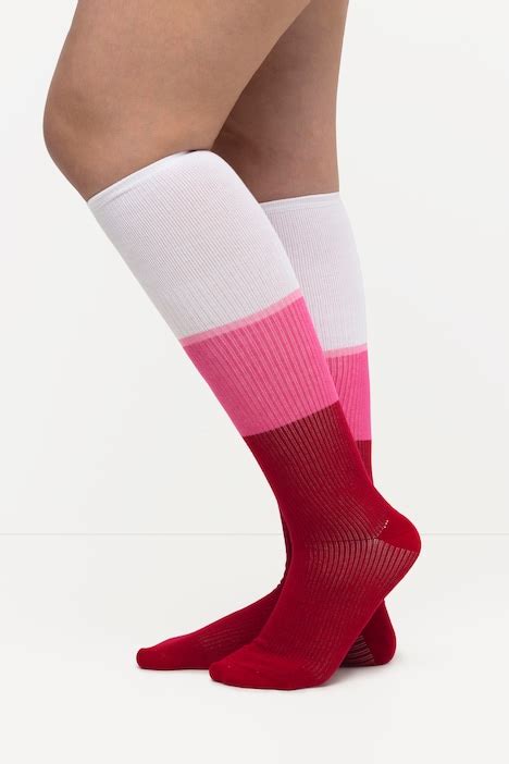 Color Gradient Knee-High Compression Socks | Stockings | Socks
