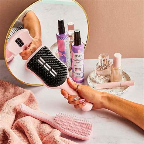 Marcas De Escova De Cabelo - Escova de Cabelo Tangle Teezer Easy Dry & Go Pink-Black - Época ...