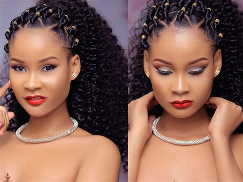4 Amazing Braided Curly hairstyles – Fashenista