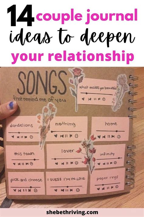Journal Spreads For Couples