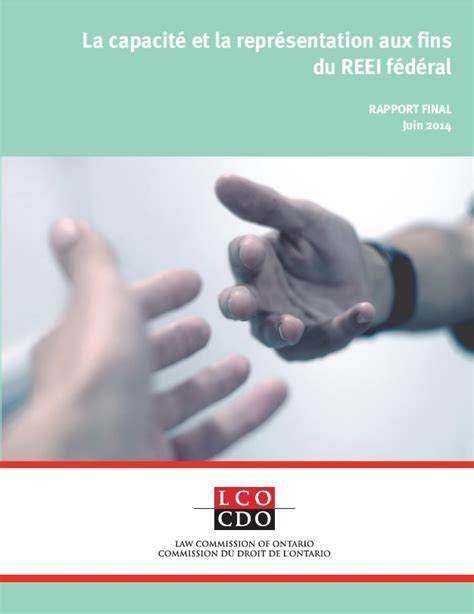 Le REEI fédéral et la capacité et la représentation – LCO-CDO