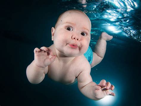 Bebês aquáticos: fotos adoráveis para criar consciência sobre o