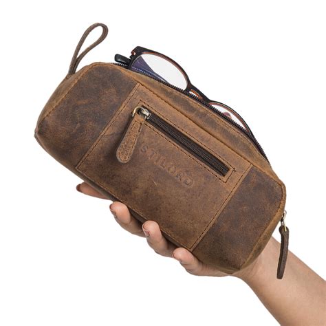 "Ted" Vintage Federpenal Etui Leder klein | STILORD