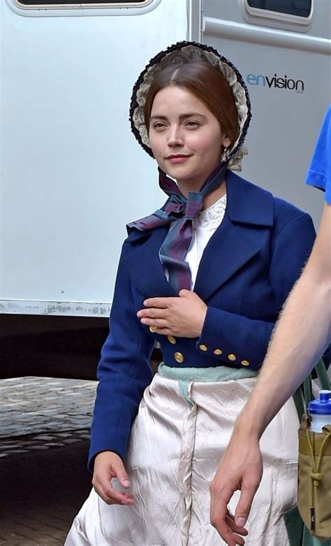 JENNA LOUISE COLEMAN on the Set of Victoria in Flamborough 08/14/2018 – HawtCelebs