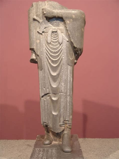 5th c.BC Statue of Darius I of Persia greywacke 3 m high National ...