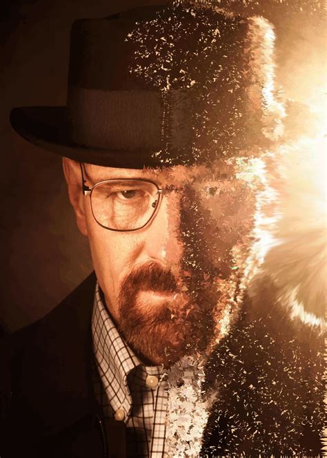 'Heisenberg - Walter White.' Poster, picture, metal print, paint by ...