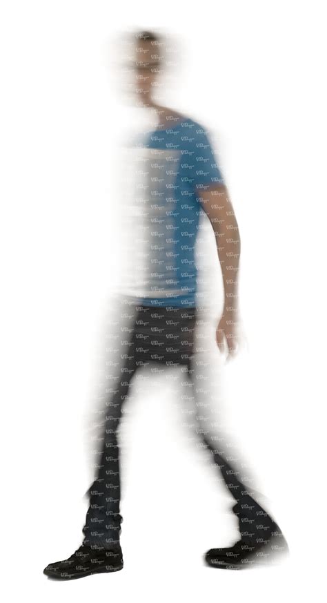 motion blur image of a young man - VIShopper