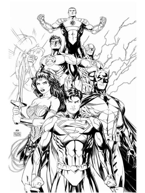 Justice League coloring pages