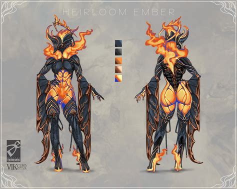 Vik / Cleo Naturin - Warframe - Ember Heirloom