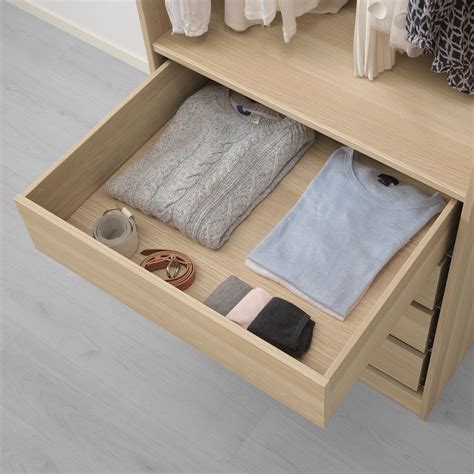 KOMPLEMENT drawer white stained oak effect 75x58 cm | IKEA Lietuva
