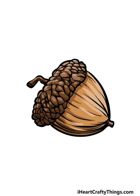 Oak Tree Drawing Easy Acorn Drawing Easy - McDonnell Hiscambeste