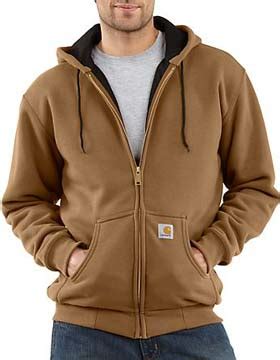 Carhartt J149 - Thermal Lined Hooded Zip Front Sweatshirt $92.58